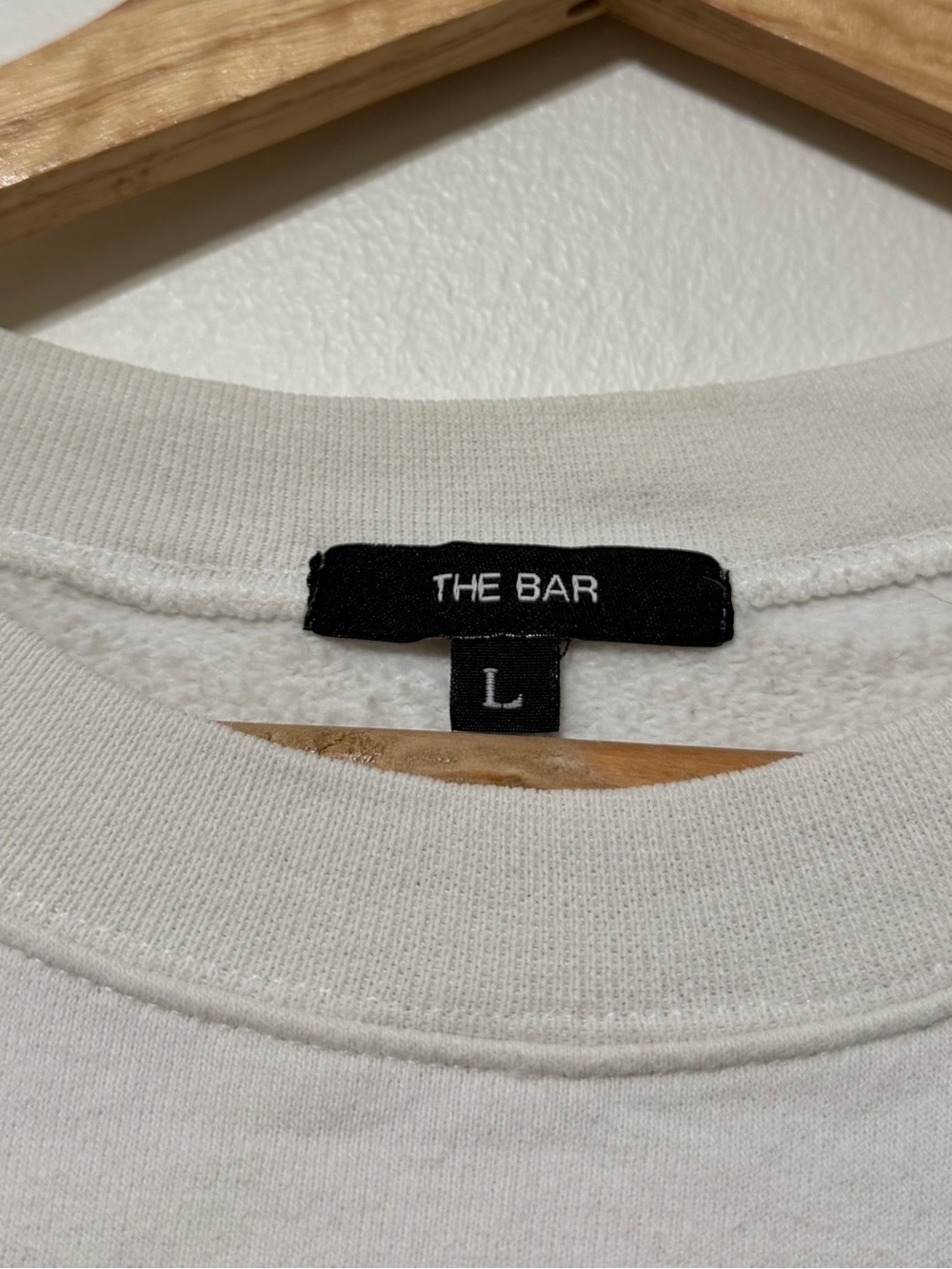 The Bar Varsity Crewneck Sweatshirt Size Large - Picture 3 of 7